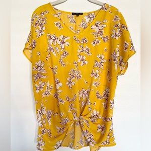 West kei knot detail blouse